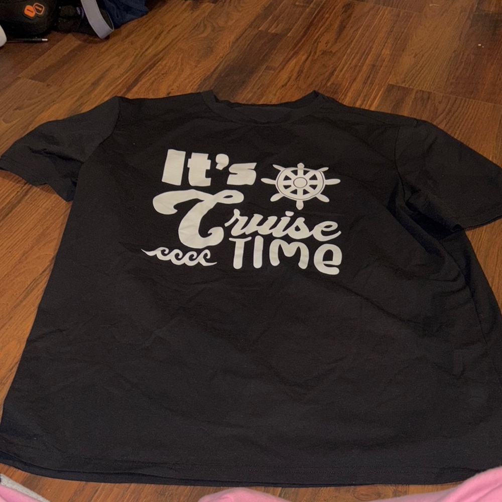 Black 'It's Cruise Time' T-Shirt